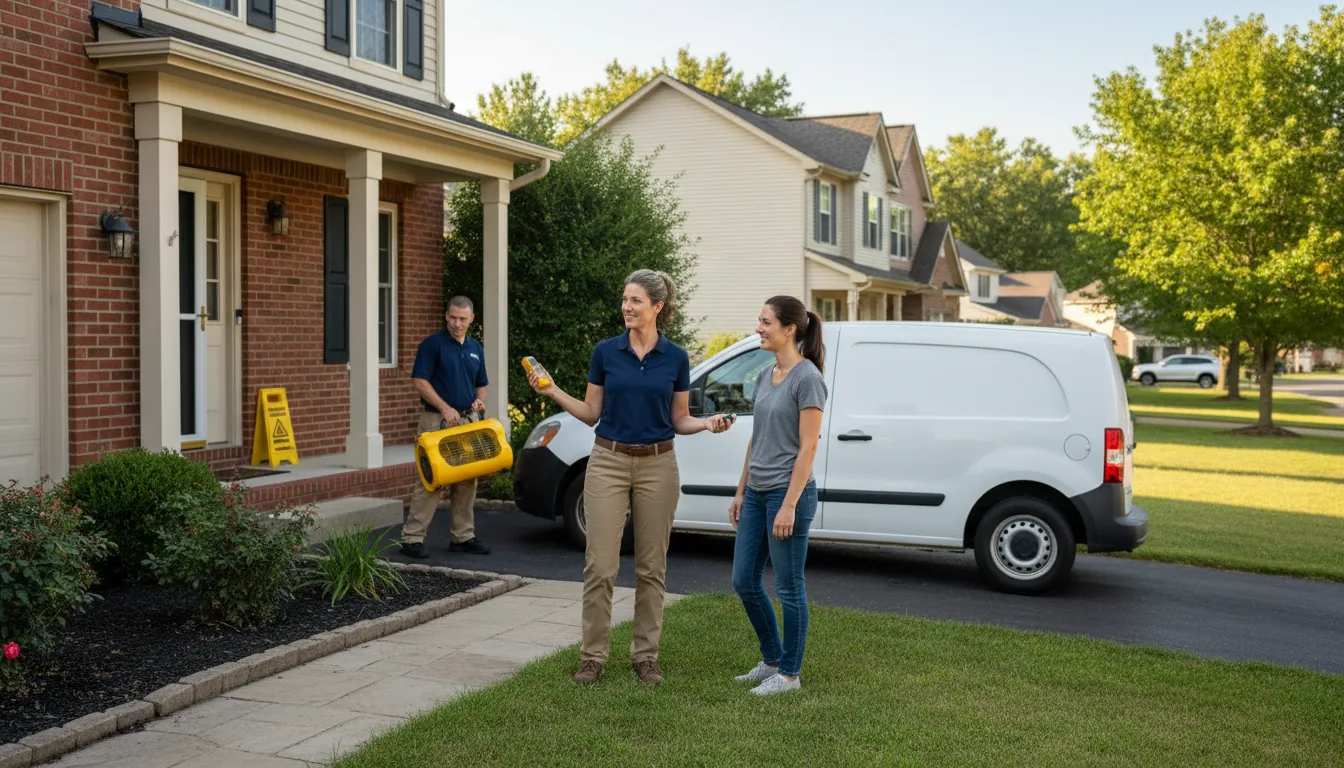 Residential water damage restoration in Merion Station, PA